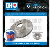 2x Brake Discs Pair Vented Front 288mm BDC5504 Quinton Hazell Set 52128247AA New
