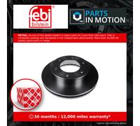 2x Brake Discs Pair Vented Front 289mm 44104 Febi Set 1490412 4429562 6M341027DA