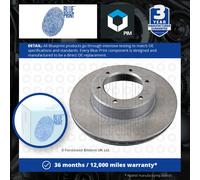 2x Brake Discs Pair Vented fits TOYOTA HILUX ZN1 2.7 Front 97 to 05 3RZ-FE 289mm