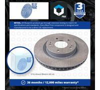Blue Print ADC443100 Brake Disc Set (2 Brake Disc) front, internally ventilated, No. of Holes 5