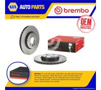 2x Brake Discs Pair Vented Front 294mm 09.A047.41 Brembo Set 34116768933 Quality
