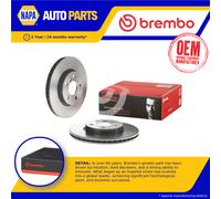 2x Brake Discs Pair Vented Front 294mm 09.C349.11 Brembo Set 34116864439 Quality