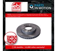 2x Brake Discs Pair Vented Front 294mm 170607 Febi Set 4144109100 4144109110 New