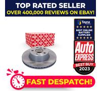 2x Brake Discs Pair Vented Front 294mm 184662 Febi Set 34106877211 Quality New