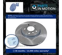 Pair of Front Brake Disc Fits Mini BMW Cooper F54 F55 F56 F Blue Print ADB114325