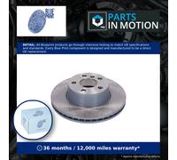 2x Brake Discs Pair Vented Front 294mm ADBP430164 Blue Print Set 34106877211 New