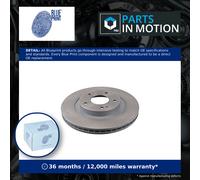 2x Brake Discs Pair Vented Front 294mm ADC44367 Blue Print Set MR128659 MR307376
