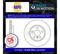 2x Brake Discs Pair Vented Front 294mm NBD5541 NAPA Set 34116866297 Quality New