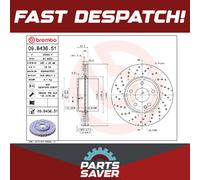 2x Brake Discs Pair Vented Front 295mm 09.B436.51 Brembo Set 2464212512 Quality