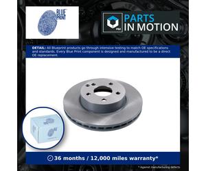 2x Brake Discs Pair Vented Front 295mm ADU174306 Blue Print Set A2044210712 New