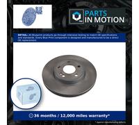 2x Brake Discs Pair Vented Front 295mm ADU1743112 Blue Print Set A2474210312 New