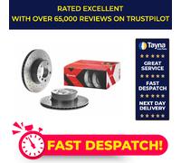 2x Brake Discs Pair Vented Front 296mm 09.6924.1X Brembo Set 34111163013 Quality