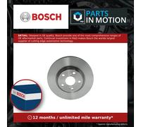 2x Brake Discs Pair Vented Front 296mm 0986479W40 Bosch Set 4351206150 BD2597
