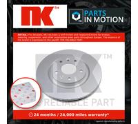 2x Brake Discs Pair Vented Front 296mm 312290 NK Set 4020600Q3F 402064BA0A New