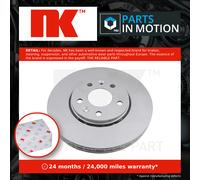 2x Brake Discs Pair Vented fits RENAULT TRAFIC MK3 2.0D Front 2019 on 296mm Set