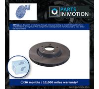 2x Brake Discs Pair Vented Front 296mm ADN143142 Blue Print Set 40206AM800 New