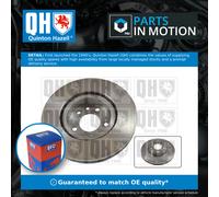 2x Brake Discs Pair Vented Front 296mm BDC4439 Quinton Hazell Set 569044 569045