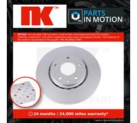 2x Brake Discs Pair Vented Front 297mm 313287 NK Set KD4533251 Quality New