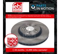 2x Brake Discs Pair Vented Front 298mm 198760 Febi Set HA2EL3501111A 1378167200