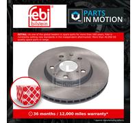 2x Brake Discs Pair Vented Front 299mm 198767 Febi Set EKEA3501111S 1358275900