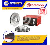 2x Brake Discs Pair Vented Front 300mm 09.9758.10 Brembo Set 2996131 42558752
