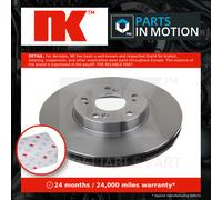 2x Brake Discs Pair Vented Front 300mm 202635 NK Set 45251S6MA10 Quality New