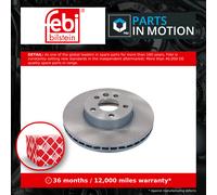 2x Brake Discs Pair Vented Front 300mm 26118 Febi Set 1141782 7D0615301 Quality