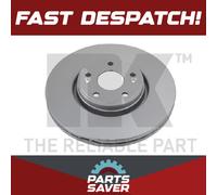 2x Brake Discs Pair Vented Front 300mm 313932 NK Set 7701206614 8200007122 New