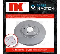 2x Brake Discs Pair Vented fits FORD TOURNEO CONNECT Front 1.0 1.6 1.5D 1.6D Set