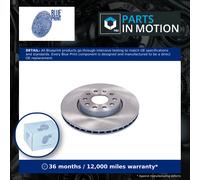 2x Brake Discs Pair Vented Front 300mm ADBP430159 Blue Print Set 10282168 New