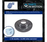 2x Brake Discs Pair Vented Front 300mm ADG043117 Blue Print Set 4144121001 New