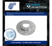 2x Brake Discs Pair Vented Front 300mm ADG043140 Blue Print Set 517124H500 New