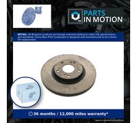 2x Brake Discs Pair Vented fits HONDA ACCORD CL7, CM1 2.0 Front 03 to 08 300mm