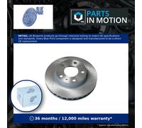 2x Brake Discs Pair Vented Front 300mm ADP154328 Blue Print Set 1607872380 New