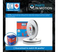2x Brake Discs Pair Vented Front 300mm BDC5524 Quinton Hazell Set 1379965 New