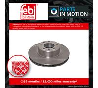 2x Brake Discs Pair Vented Front 302mm 01714 Febi Set 34111155322 34111157391