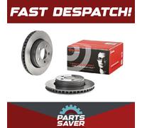 2x Brake Discs Pair Vented Front 302mm 09.C004.11 Brembo Set 52109938AB Quality