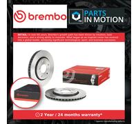 2x Brake Discs Pair Vented Front 302mm 09.N124.11 Brembo Set 4721933AB 4721995AA