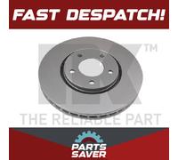 2x Brake Discs Pair Vented Front 302mm 319312 NK Set 04863918AB 4683918 Quality