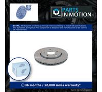 Blue Print Brake Disc ADA104360 - Front Vented 302mm Pair - Fits Chrysler Grand Voyager 2012-2024