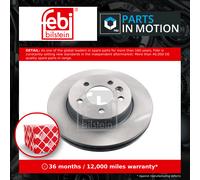 2x Brake Discs Pair Vented fits VW AMAROK 2.0 Front 10 to 16 CFPA 303mm Set Febi