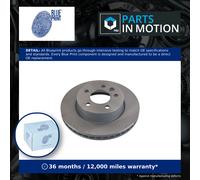 2x Brake Discs Pair Vented Front 303mm ADV1843118 Blue Print Set 2N0615301A New