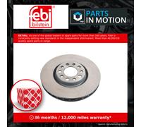 FEBI BILSTEIN Brake Disc 172916 Vented Front 304.7 mm Fits Alfa Romeo Giulia 2015-2025 Pair