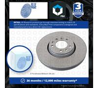 2x Brake Discs Pair Vented Front 304mm ADT343299 Blue Print Set 1611841980 New