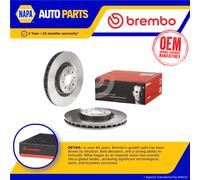 2x Brake Discs Pair Vented Front 305mm 09.8004.41 Brembo Set 51738833 51813785
