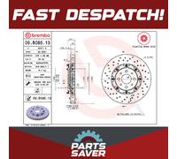 2x Brake Discs Pair Vented Front 305mm 09.B085.13 Brembo Set 51885455 51962983