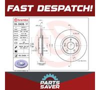 2x Brake Discs Pair Vented Front 305mm 09.D428.11 Brembo