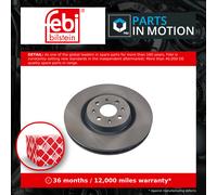 FEBI BILSTEIN 106491 Brake Disc Front Fits Abarth Punto EVO Grande Punto
