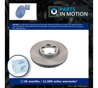 2x Brake Discs Pair Vented Front 308mm ADF124347 Blue Print Set 1763884 1842633