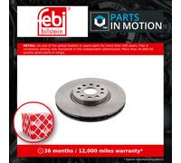 2x Brake Discs Pair Vented fits ALFA ROMEO 166 936 3.0 Front 98 to 07 310mm Set